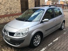 2006 Renault Scenic 1.6 VVT Dynamiq 5 Dr MPV - CL505 - NO VAT ON THE HAMMER - Location: Corby, Nort