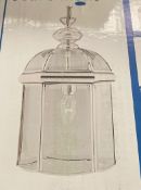 1 x Searchlight Lantern in chrome and glass - Ref: 5131CC - New and Boxed Stock - RRP: £120.00