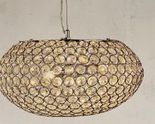 1 x Searchlight Halogen Pendant in a chrome finish - Ref: 7163-3CC -New and Boxed - RRP: £235.00