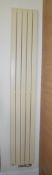 1 x Jaga Vertical Wall Panel Radiator With Vale - Cream Finish Suitable For All Interiors - H200 x