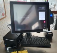 1 x Point One EPOS Point of Sale System With Touch Screen Display, Cash Drawer, Card Reader, Receipt
