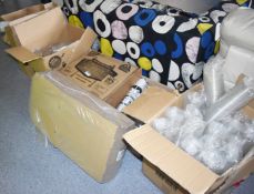 Large Collection of Catering Consumables - Includes Pizza Boxes, Polar Krush Slush Cups, Polastyrine