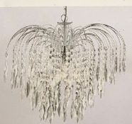 1 x Searchlight Waterfall Pendant in chrome - Ref: 4175-5 - New and Boxed - RRP: £500.00