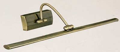 1 x Searchlight LED Picture Light in Antique Brass finish- Ref: 2982-81AB -New and Boxed - RRP: £13