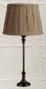 1 x Searchlight Medium Table Lamp in Antique Bronze - Ref: 9012BZ - New and Boxed - RRP: £90.00
