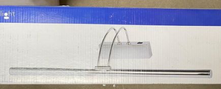 1 x Searchlight LED Picture Light - Ref: 8343CC - New Boxed Stock - CL323 - RRP: £100.80