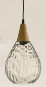 1 x Searchlight Indiana Pendant - Ref: 2019CL -New and Boxed stock - RRP: £60.00