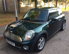 2007 Mini One 1.4 3Dr Hatchback - CL505 - NO VAT ON THE HAMMER - Location: Corby, Northamptonshire<b