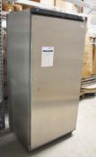 1 x Iarp A500PV Solid Door Refrigerator With Stainless Steel Finish - Fully Automatic, Fan Assisted