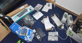 1 x Assorted Job Lot of IT Computer Equipment - Includes Desktop PC, Monitors, Speakers, Windows