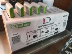 1 x Charge Bolt Scan and Go Mobile Phone Battery Charger With Docking Station and Five Chargers - Re