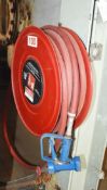 1 x Thomas Glover Fire Hose Reel With Spray Handle - Ref EP112 - CL451 - Location: Scunthorpe, DN15