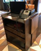 1 x Service Counter With Drawers and Stainless Steel Top - CL554 - Ref IM193 - Location: London E1