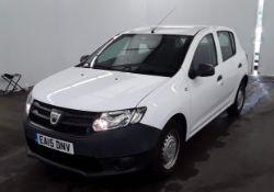 2015 Dacia Sandero 1.1 Access 5 Door Hatchback - CL505 - NO VAT ON THE HAMMER - Location: Corby, Nor