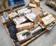 1 x Assorted Ironmongery Pallet Lot - Features Lockable Ladder Brackets, Gate Mate Locks, Spring
