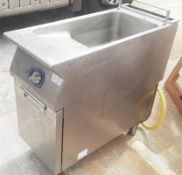 1 x Electrolux Freestanding Single Gas Tank Fryer - Dimensions: H88 x W40 x D96cm - Pre-owned, Taken