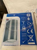2 x Searchlight Elliptical Outdoor Light - Ref: 8008-2SS/LED -New and Boxed - RRP: £55(each)