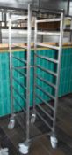 1 x Ten Tier Food Tray Stand on Castors - Ref: RB156 - CL558 - Location: Altrincham WA14This item is