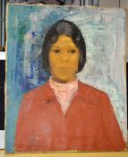 1 x Original Painting Of A Lady On Canvas - Dimensions: H60.5 x W50 x D2cm - Ex-Display - Ref: WH1/