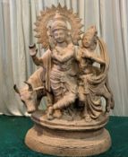 1 x Radha Krishna Statue - Dimensions: 75x55cm - Ref: Lot 96 - CL548 - Location: Near Market