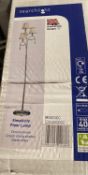 1 x Searchlight Simplicity Floor Lamp in chrome - Ref: 5033CC - New and Boxed - RRP: £155