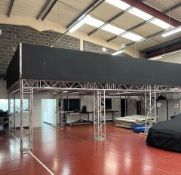 1 x Truss Mezzanine 8m x 10m with Staircase, Solid Floor And Ballustrade - Made By Trusslite - CL548
