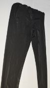 1 x FUN&FUN Snake Skin Style Leggings In Black&nbsp; - New / Unused Stock - Size: 40 - Ref: F