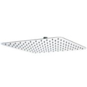 1 x Square Ultra Thin Shower Head (400mm) - New Boxed Stock - location: Altrincham WA14 -