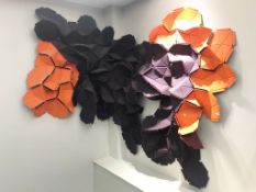1 x Kvadrat Cloud Three-Dimensional Contemporary Wall Art - 100% Wool - Designed By Ronan and
