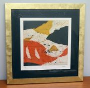 1 x Framed Contemporary Artwork - Signed And Numbered By The Artist 'RENÉ GALASSI'