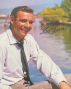 1 x Signed Autograph Picture - SEAN CONNERY - With COA - Size 12 x 8 Inch - CL590