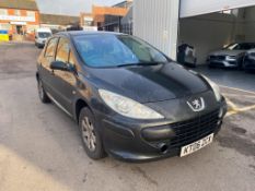 2006 Peugeot 307 1.6 16v S Hatchback 5dr - CL505 - NO VAT ON THE HAMMER - Locatio