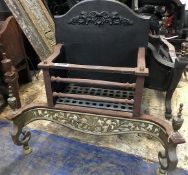 1 x Antique Fire Grate - Dimensions: 63 x 36 x Height 59cm - Ref: JB266 (F) - Pre-Owned - NO VAT ON