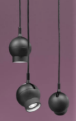3 x Ateljé Lyktan Designer Ogle Pendant LED Lights With Die Cast Aluminium Casing - Type 201515 -