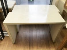 Pair of Contemporary Shop Display Concrete Stone Console Tables - Size H84 x W130 x D45 cms -