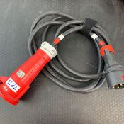 1 X 32Amp 3 Phase To 63Amp 3 Phase Adapter 2M - Ref: 1382 - CL581 - Location: Altrincham Wa14