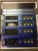 2 x Turbosound LMS-D6 Digital Processors, 2 X MC2 750 Amps, 2 X MC2 1250 Amps, Power Distro Rack, in
