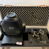 2 x Stairville MH-X25 LED Spot Moving Head With Clamps In Flight Case - Ref: 6302 - CL581 -