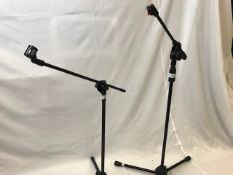 1 x Pair of microphone stands - Ref: 1174 - CL581 - Location: Altrincham WA14