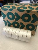 48 x Rolls Of White PVC Tape - New & Boxed - Ref: 218 - CL581 - Location: Altrincham WA14