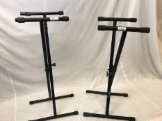 1 x Pair of Keyboard stands - Ref: 1171 - CL581 - Location: Altrincham WA14