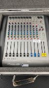 1 x Soundcraft Spirit E8 Mixing Desk Including Flight Case - Ref: 329 - CL581 - Location: Altrincham