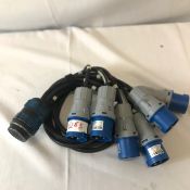 1 X 6 Way 16Amp Socapex Break In - Ref: 6265 - CL581 - Location: Altrincham WA14Items will be