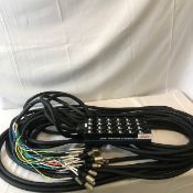 1 X Leem Pro-Stage Station LS-24 Stage Box 20 Sends 4 Returns 20M - Ref: 6260 - CL581 - Location: