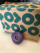48 x Rolls Of Violet PVC Tape - New & Boxed - Ref: 221 - CL581 - Location: Altrincham WA14