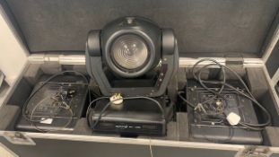 3 x Movitec SL250 Moving Heads In Triple Flight Case - Ref: 775 - CL581 - Location: Altrincham WA14