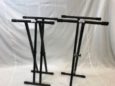 1 x Pair of Keyboard stands - Ref: 1170 - CL581 - Location: Altrincham WA14