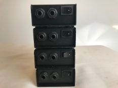 4 x Millenium DI-E Passive D.I. Box - Ref: 1098 - CL581 - Location: Altrincham WA14