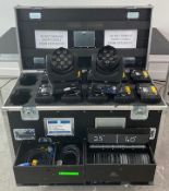 12 x Robe Robin LedBeam 100 Moving Head Stage Lights Inc Clamps & Powercon Cables In Flight Case -