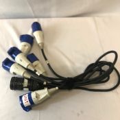 1 X 6 Way 16Amp Socapex Break Out - Ref: 6269 - CL581 - Location: Altrincham WA14Items will be